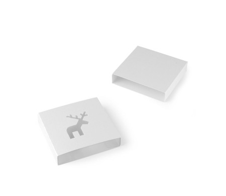 Box for Sweets with an Original Die Cut Figure 
