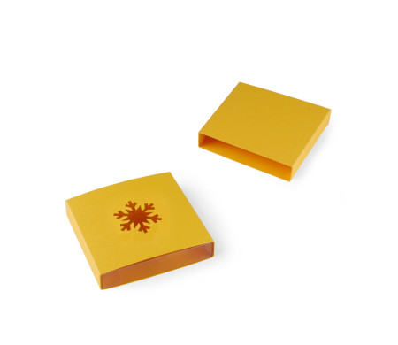 Box for Sweets with an Original Die Cut Figure 