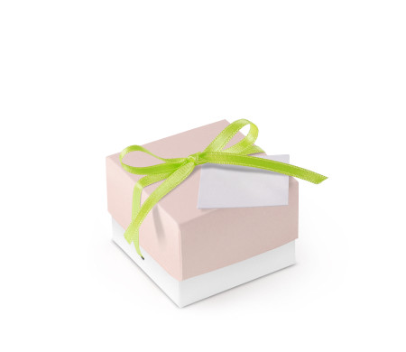 Graziosa Scatola Regalo con Coperchio e Fiocco Decorativo 