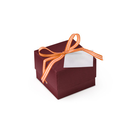 Schöne Geschenkbox mit Deckel und Schleife