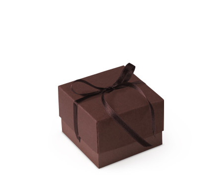 Graziosa Scatola Regalo con Coperchio e Fiocco Decorativo 