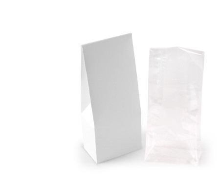 Caja con ventana para alimentación