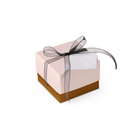 Bonita Caja Regalo con Tapa y Lazo Decorativo