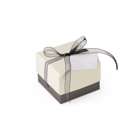 Bonita Caja Regalo con Tapa y Lazo Decorativo
