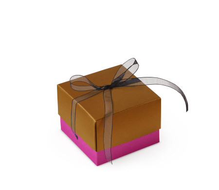 Bonita Caja Regalo con Tapa y Lazo Decorativo