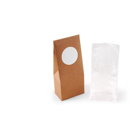 Box with window for food