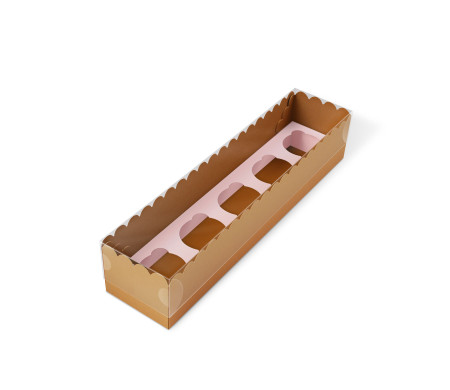 Schachtel für 5 Cupcakes oder Muffins.
