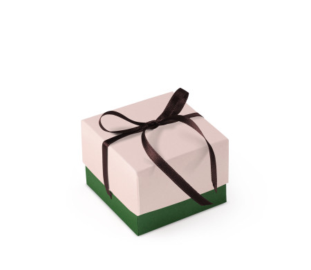 Graziosa Scatola Regalo con Coperchio e Fiocco Decorativo 