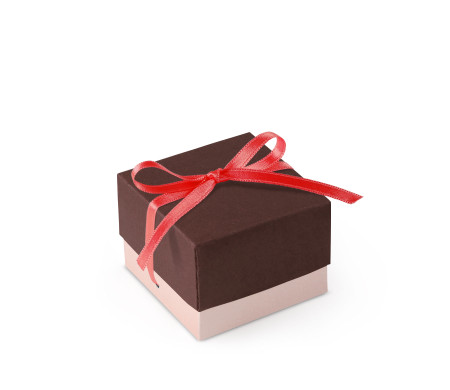 Schöne Geschenkbox mit Deckel und Schleife