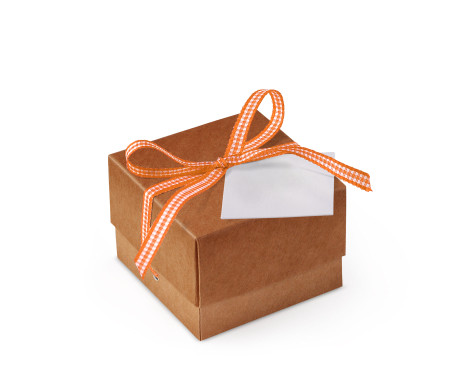 Pretty Gift Box with Lid and Decorative Bow