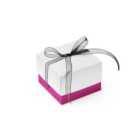 Graziosa Scatola Regalo con Coperchio e Fiocco Decorativo 