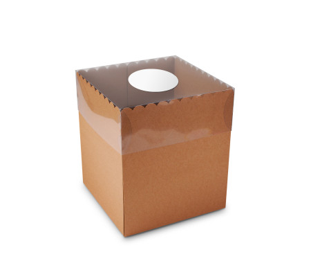 Box für Kuchen und Torten, mit transparentem Deckel