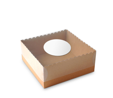 Box für Kuchen und Torten, mit transparentem Deckel