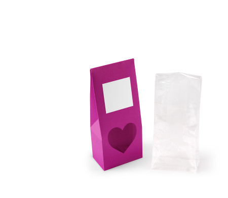Box with window for food