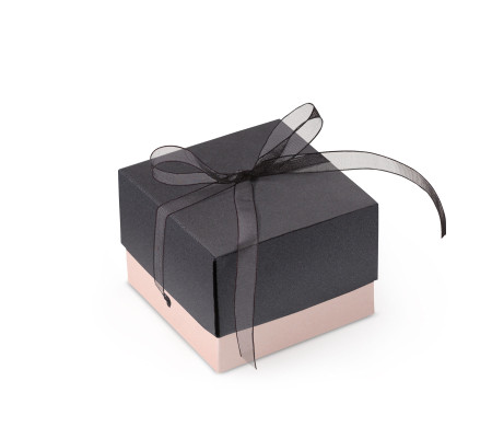 Graziosa Scatola Regalo con Coperchio e Fiocco Decorativo 