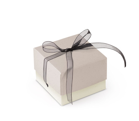 Graziosa Scatola Regalo con Coperchio e Fiocco Decorativo 