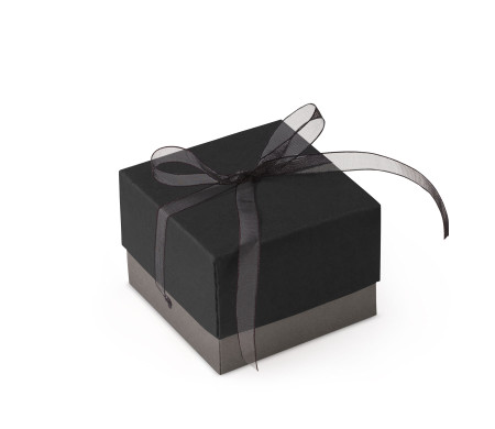 Graziosa Scatola Regalo con Coperchio e Fiocco Decorativo 