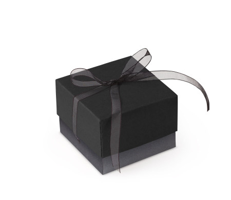 Graziosa Scatola Regalo con Coperchio e Fiocco Decorativo 