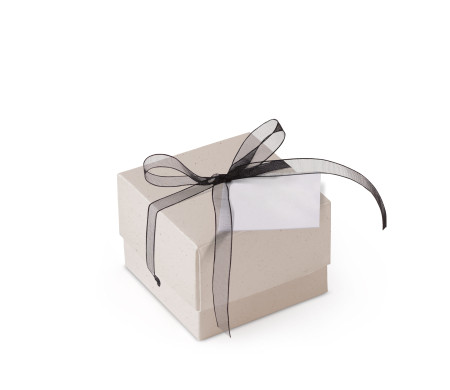 Bonita Caja Regalo con Tapa y Lazo Decorativo