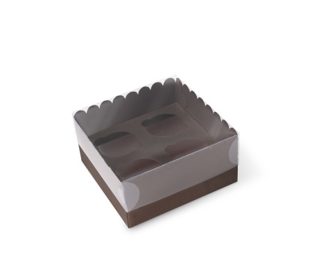 Caja para 4 Cupcakes