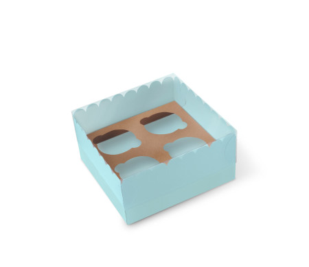 Caja para 4 Cupcakes