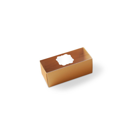 Caja para Macarons con Faja transparente