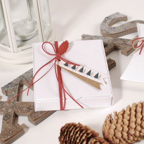 Caja para joyas con decoración navideña
