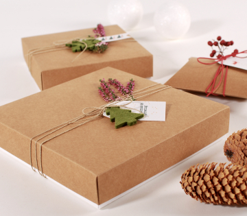 Elegant box for Christmas gifts
