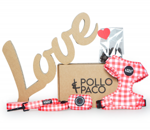 Caja de envío de la marca Pollo&Paco