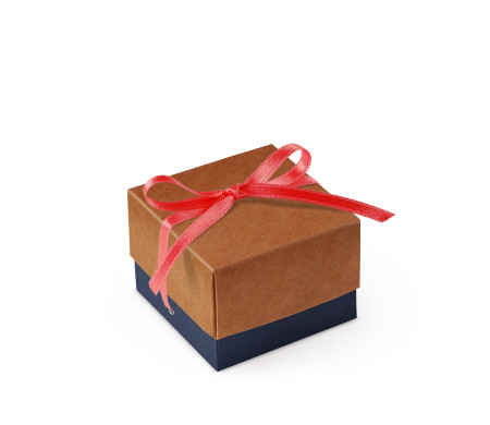Schöne Geschenkbox mit Deckel und Schleife