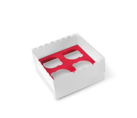 Caja para 4 Cupcakes