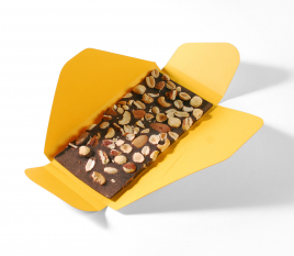 Caja para tableta de chocolate