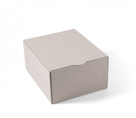Caja rectangular de cartón ecológico rígido automontable