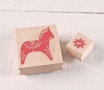 Rubber Stamp set Dala horse