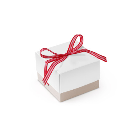 Schöne Geschenkbox mit Deckel und Schleife