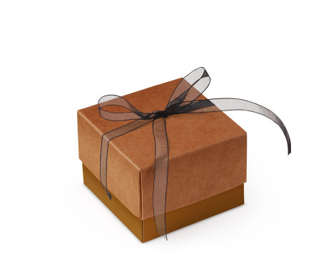 Schöne Geschenkbox mit Deckel und Schleife