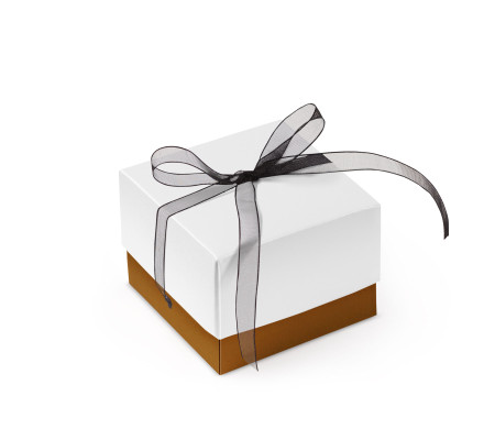 Pretty Gift Box with Lid and Decorative Bow