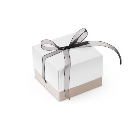 Schöne Geschenkbox mit Deckel und Schleife