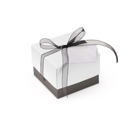 Graziosa Scatola Regalo con Coperchio e Fiocco Decorativo 