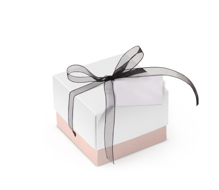Schöne Geschenkbox mit Deckel und Schleife