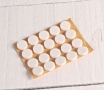 Adhesive Foam Buttons (white)