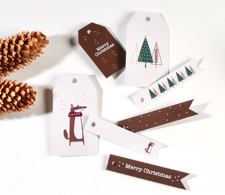 Pack d'étiquettes de Noël