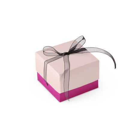 Schöne Geschenkbox mit Deckel und Schleife
