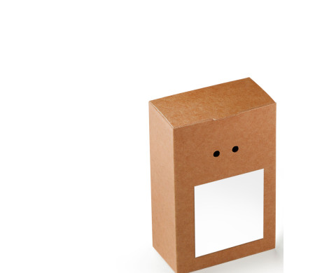Cardboard Gift Box with a Very Original Fastener