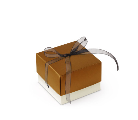 Schöne Geschenkbox mit Deckel und Schleife