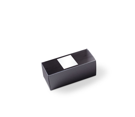 Macaron box with a Clear Plastic Strip