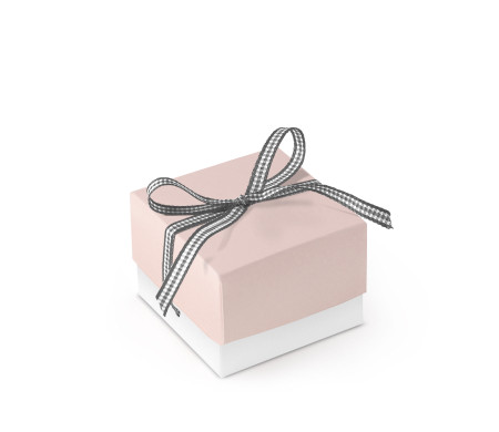 Graziosa Scatola Regalo con Coperchio e Fiocco Decorativo 