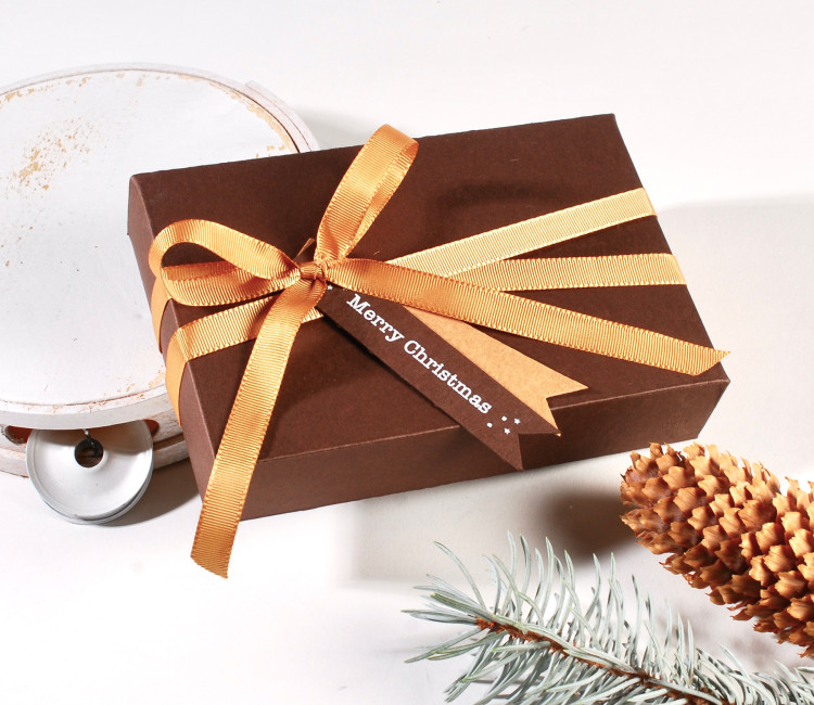 Gold Grosgrain Ribbon | SelfPackaging