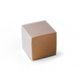 Cube gift box with sleeve