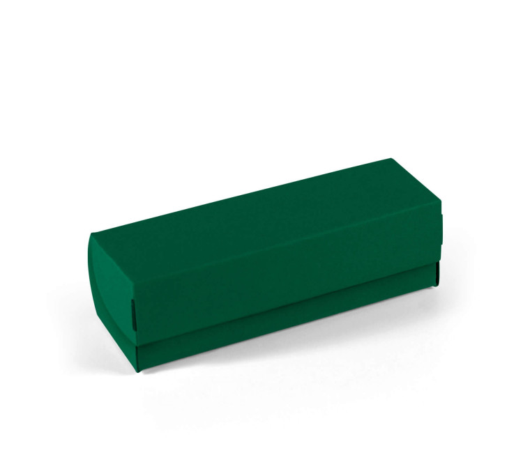 Elongated box with lid for macarons